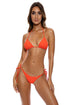 Luli Fama Diamond Girl Seamless Wavy Ruched Back Tie Side Bottom